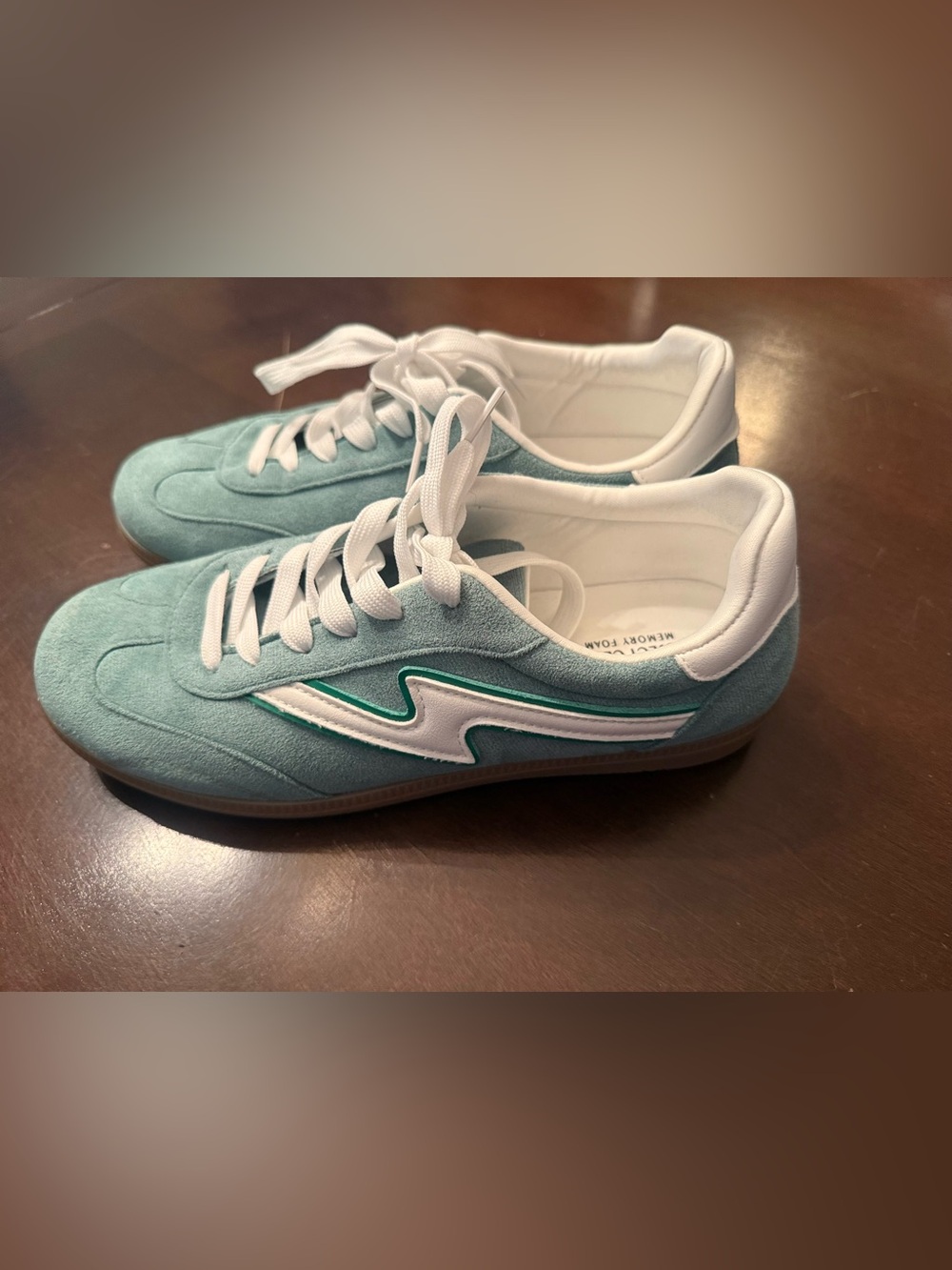 Project Cloud Green Suede Sneakers